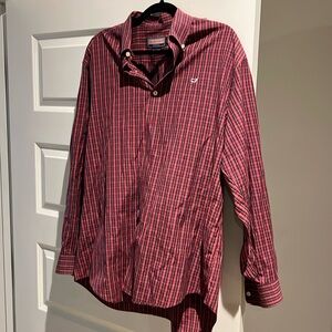 Vineyard vines plaid button down collar shirt